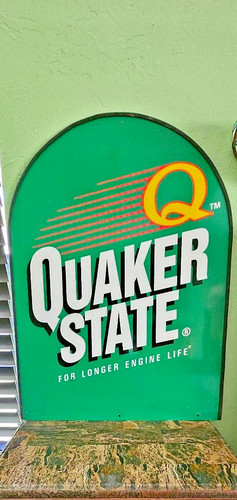 Insegna quacchero stato olio - insegna,