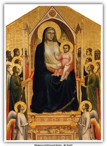 Madonna trono giotto - in,