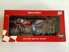 Minichamps modello 1:12 Ducati 999RS Miguel Praia WSB 2004 confezione originale nuova!