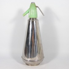 SIFONE DA SELTZ SELTZER SELZ CIMA IN ACCIAIO MODERNARIATO VINTAGE ANNI 60 - W340