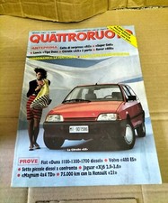 Rivista D'Epoca Quattroruote Mese Di Marzo Del 1987