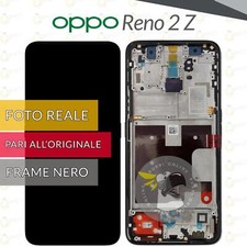 DISPLAY OPPO RENO2 Z CPH1945 CPH1951 SCHERMO OLED + VETRO TOUCH + FRAME NERO