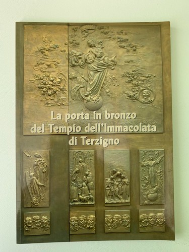 Libro porta di bronzo - porta,