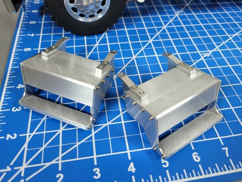 Pair aluminum side box - aluminum,