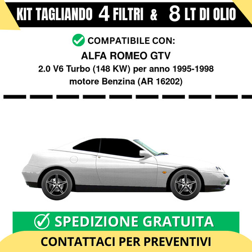Tagliando per alfa romeo gtv - alfa,