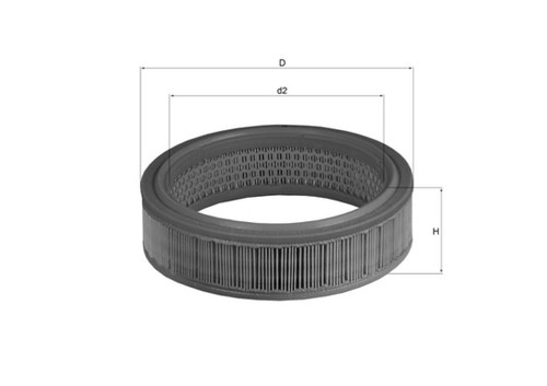 Filtro aria mahle 158 per - filtro, lx