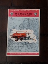MENEGARI RIMORCHI AGRICOLI CARRI BOTTE ELEVATORI Brochure Originale 