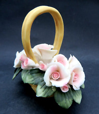 CESTINO DI ROSE IN CERAMICA O