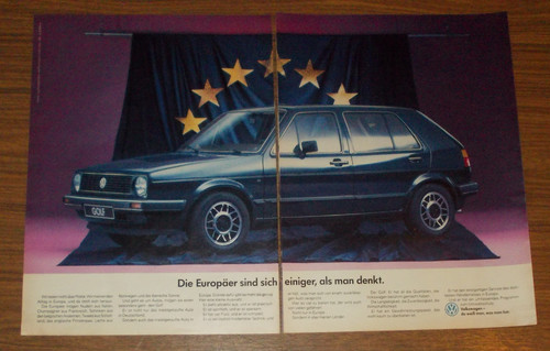 Rara pubblicità volkswagen - rara,