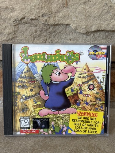 Lemmings software rom - software, cd-rom