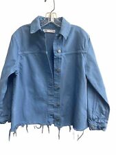 ZARA giacca top shacket blu