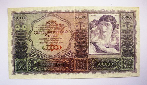 Austria 500 000 corone - 500.000,