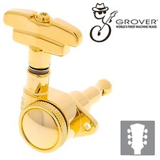 NUOVI sintonizzatori Grover 509 LOCKING 3x3 pulsanti moderni Gibson Les Paul IMPERIAL - ORO
