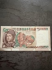 Banconota 5000 lire Ritratto