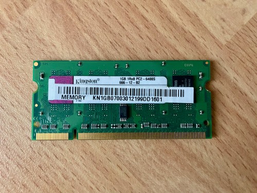Ram kingston sodimm 1gb 1rx8 - 1gb,