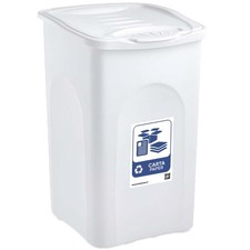 Bidone bianco 50LT con