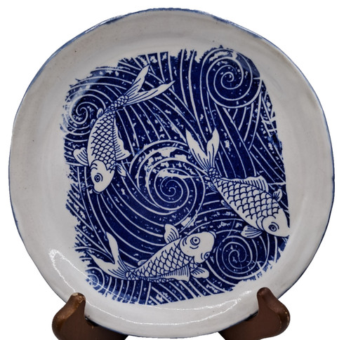 Piatto decorativo ceramica