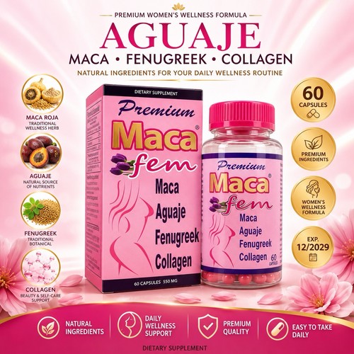Aguaje maca nera fieno - nera, +