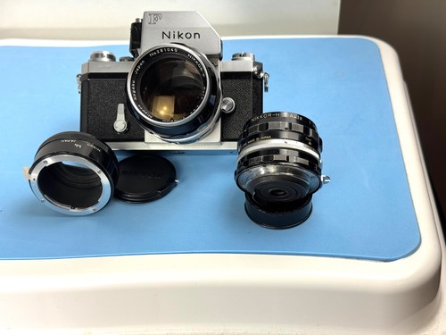 Corpo nikon cromato con - f,