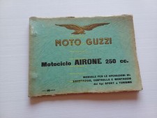 Moto Guzzi Airone 250 Turismo Sport 1955 manuale officina originale
