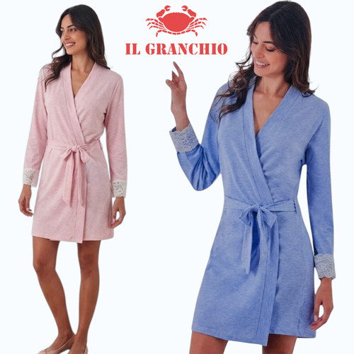 Vestaglia donna cotone - vestaglia,