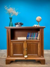 CREDENZA LIBRERIA ESPOSITORE IN NOCE SCAFFALATURA PORTA TV INGRESSO CORRIDOIO