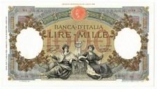 1000 LIRE CAPRANESI REPUBBLICHE MARINARE FASCIO PRIMA DATA 07/07/1930 SPL+