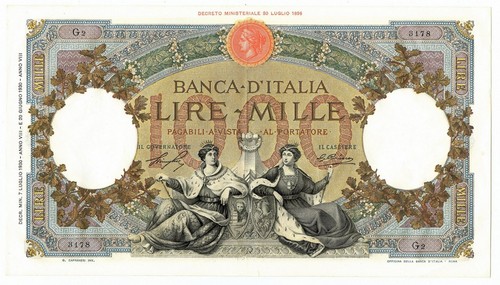1000 lire capranesi - 1000,