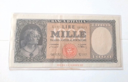 1000 lire busto - 1000,