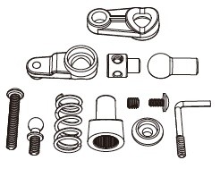 P8hv25 17g servo - p8hv25, accessori