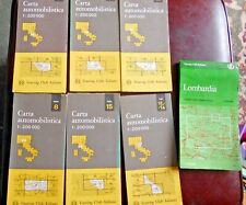 ITALY European road maps Italian Touring Club Maps