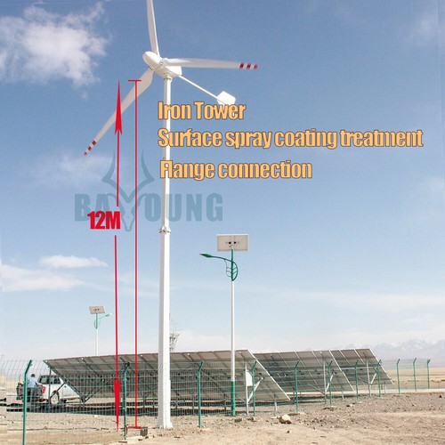 Torre supporto 12m - 12m, turbina