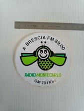 Adesivo vintage Radio Montecarlo a Brescia