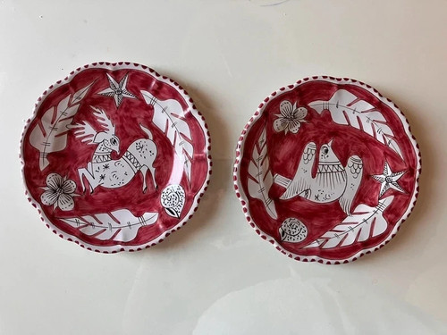 Coppia piatti ceramica - ceramica, la