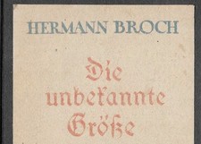 Hermann Broch La dimensione