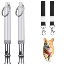 2 set di fischietti per cani
