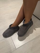 Stivaletti Con Pelo Grigie Non Nuove Donna UGG Collant Nylon