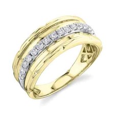 Anello In Diamante Da Uomo In