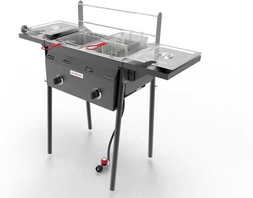 Friggitrice propano doppio - friggitrice, a