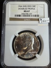 1966 S mezzo dollaro Kennedy
