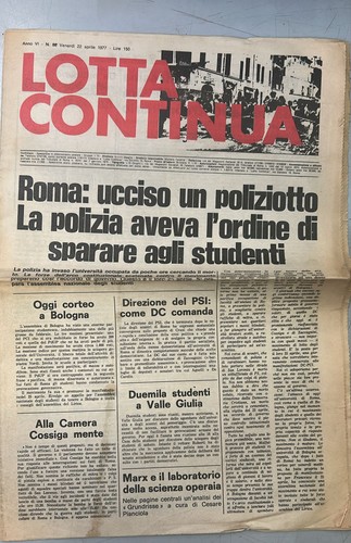 Lotta continua 1977 aprile - lotta, 22