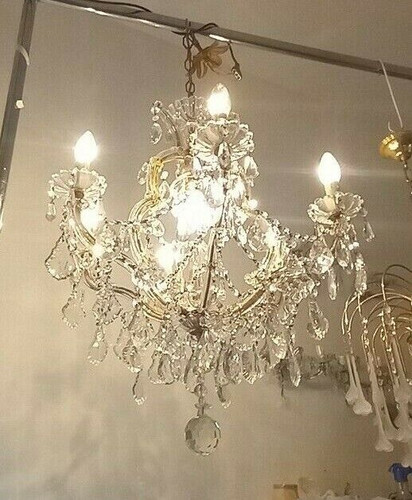 Lampadario epoca cristallo - lampadario, d'epoca
