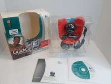 Logitech QuickCam Communicate STX Webcam Computer Skype Face Time Web Cam USB 2