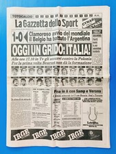 GAZZETTA DELLO SPORT 14 GIUGNO 1982 MORTE RICCARDO PALETTI - PISA IN SERIE A