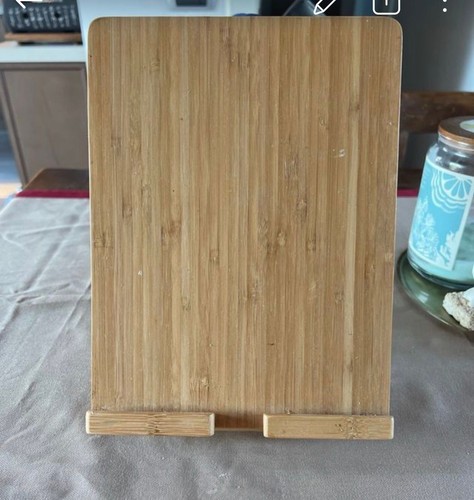 Leggio supporto bamboo - in, per