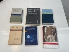 Lotto 6 volumi Vol.1 Storia Scienza Arte Enciclopedia Repubblica Treccani