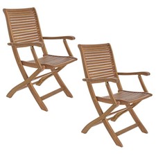 COPPIA SEDIE CON BRACCIOLI IN