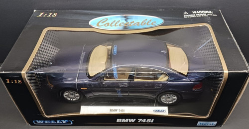 Bmw 745i purple welly replica - purple,