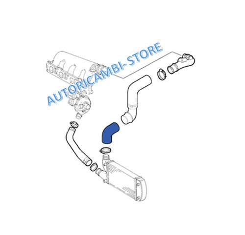 Manicotto intercooler turbo - manicotto,