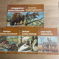 Lotto Con 5 Periodici Mensili Collana ANIMALI COME VIVONO - I Ed. FABBRI 1979